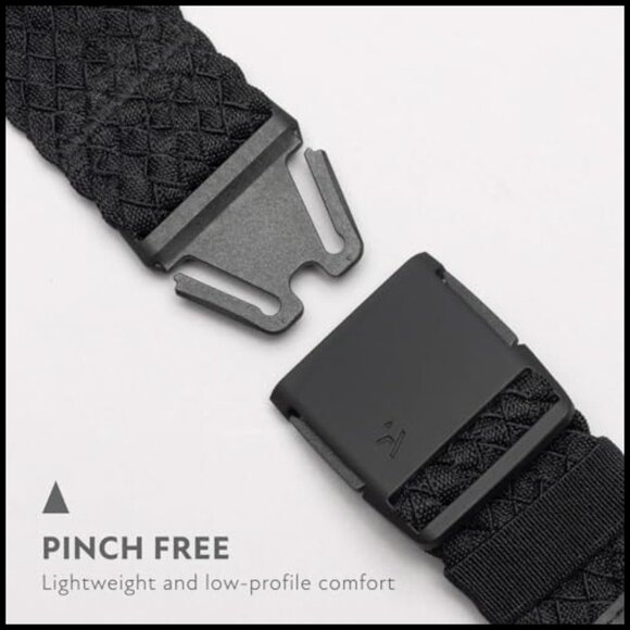 Futureweave Elastic Belt with Non-Metal Buckle, 4-Way Stretch Webbing